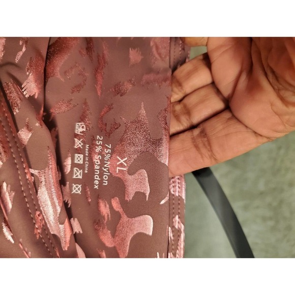 My Charmo Womens Pink Nylon Casual Elastic Waist Activewear Leggings Size XL - Picture 11 of 13